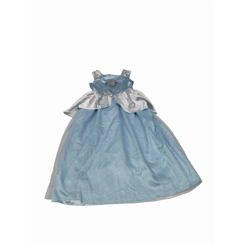 Disney store Girl Cinderella Nightgown Dress Blue Size 7/8